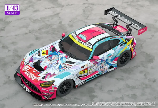 Good Smile Racing - Hatsune Miku - Itasha - 1/43 - AMG 2024 Season Opening Ver. (Good Smile Company, GOOD SMILE Racing)